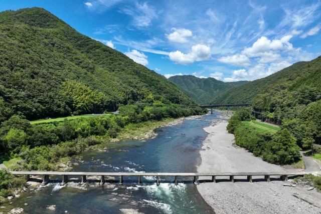 四万十市を流れる四万十川
